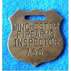 Winchester Firearms Inspector Fob Number 756